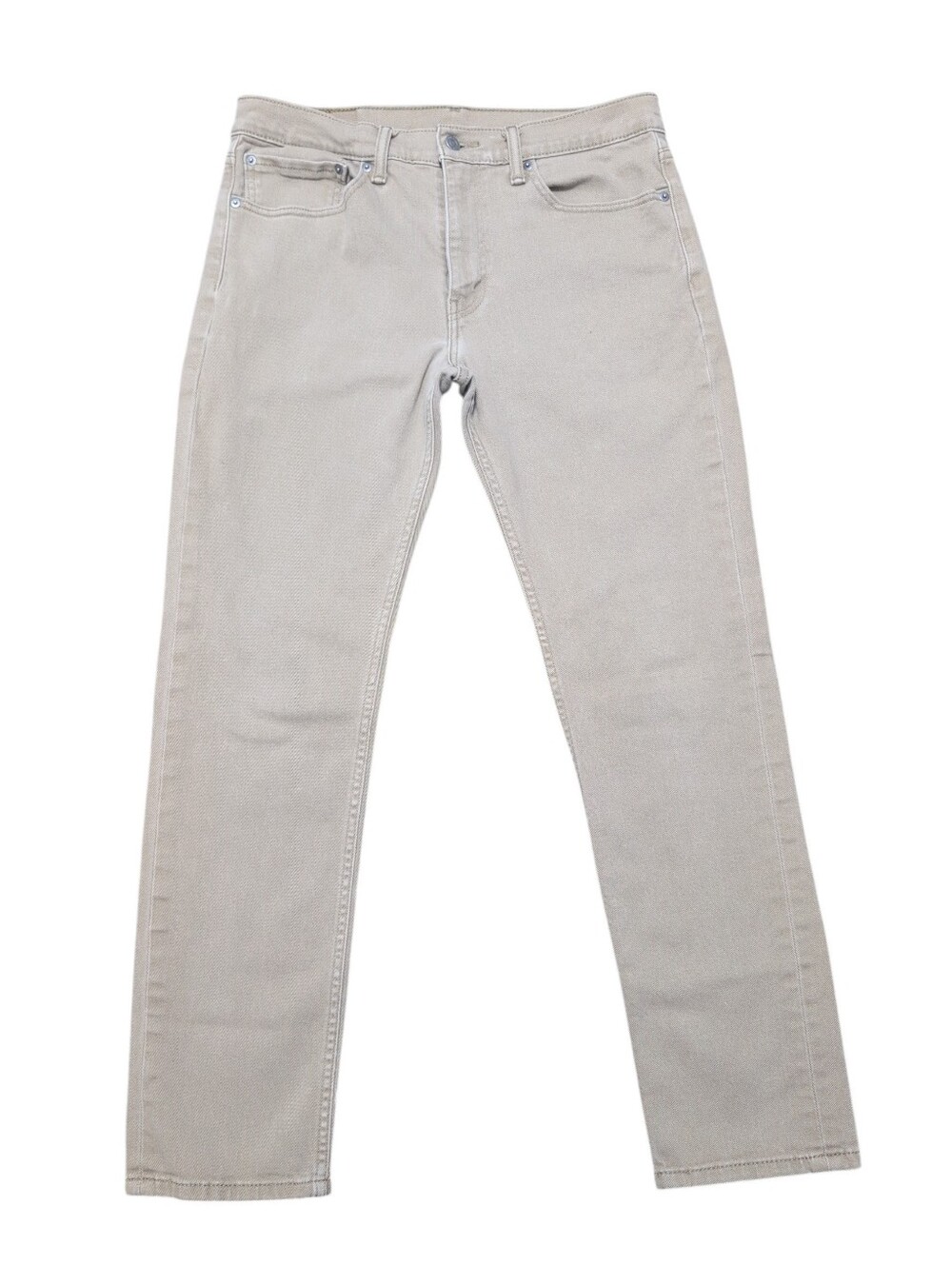 Levi's 511 Khaki Beige Denim Jeans Slim Fit Men's 34X32 White Tab